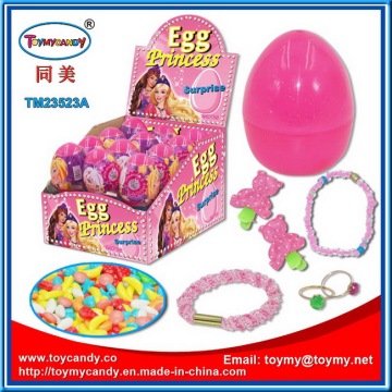 Kunststoff-Überraschungs-Ei mit Spielzeug Süßigkeiten