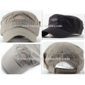 Venta caliente lona algodón buena calidad mens gorra militar