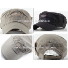 Canvas cotton good quality mens military cap hot sale