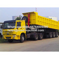 60ton U Shape Tipper Trailer with Six Axle