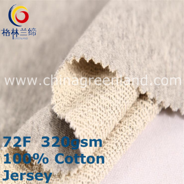 Tissu en jersey de coton en jersey de coton en jersey pour vêtement (GLLML388)