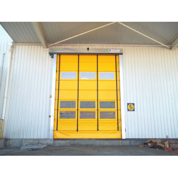 Automatic High Speed Fold-up Door PVC Stacking Door