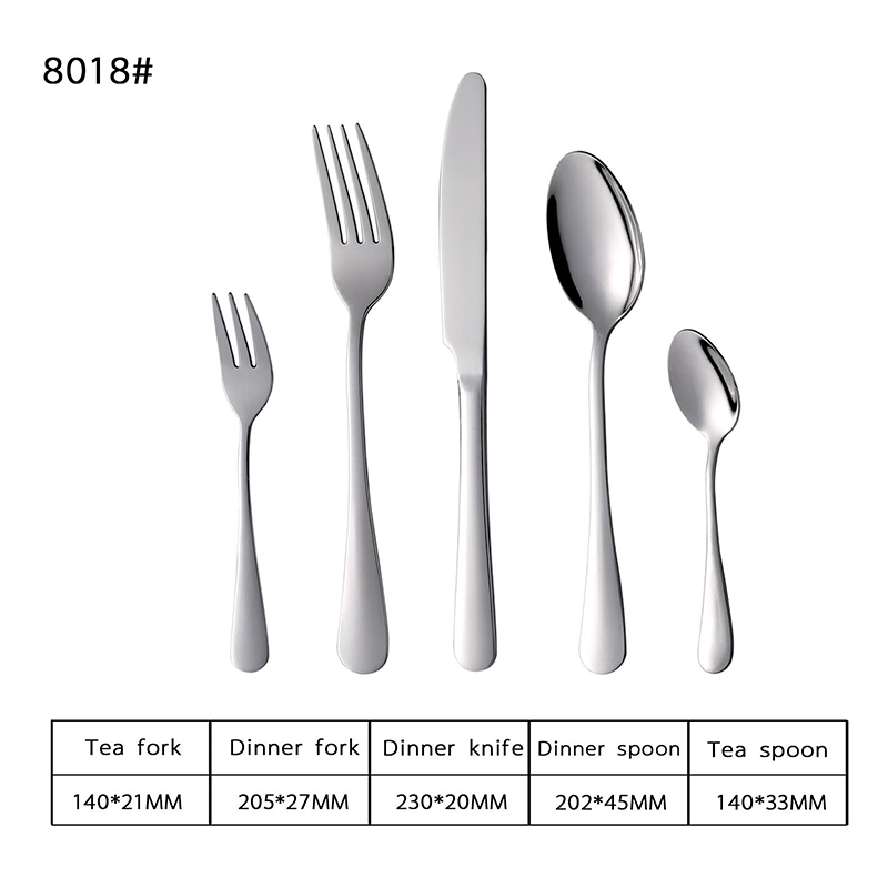 PVC Tube Stainless Steel Cutlery