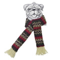 Christmas pet knit scarf and festival dog scarf