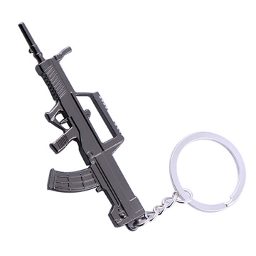 Personalized Keychains Metal Key chains Gun Shape