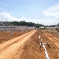 Pile de vis en acier pour le montage au sol du support solaire