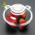 Conteneur jetable de fraise en plastique de salade de fruit