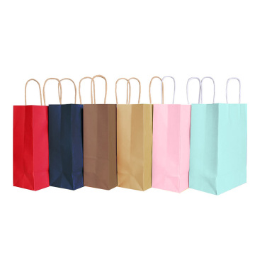 Printed kraft paper die cut flat bottom bag