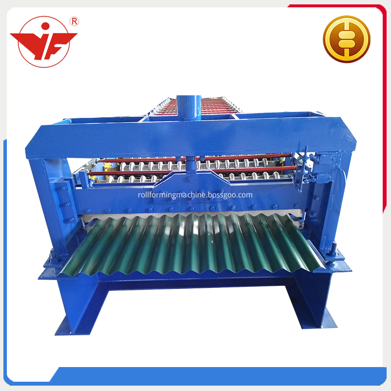 Head Of Corruagted Roof Panel Roll Forming Machine