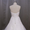 China Elegant Sweetheart Chapel Train Bridal Gown Dress