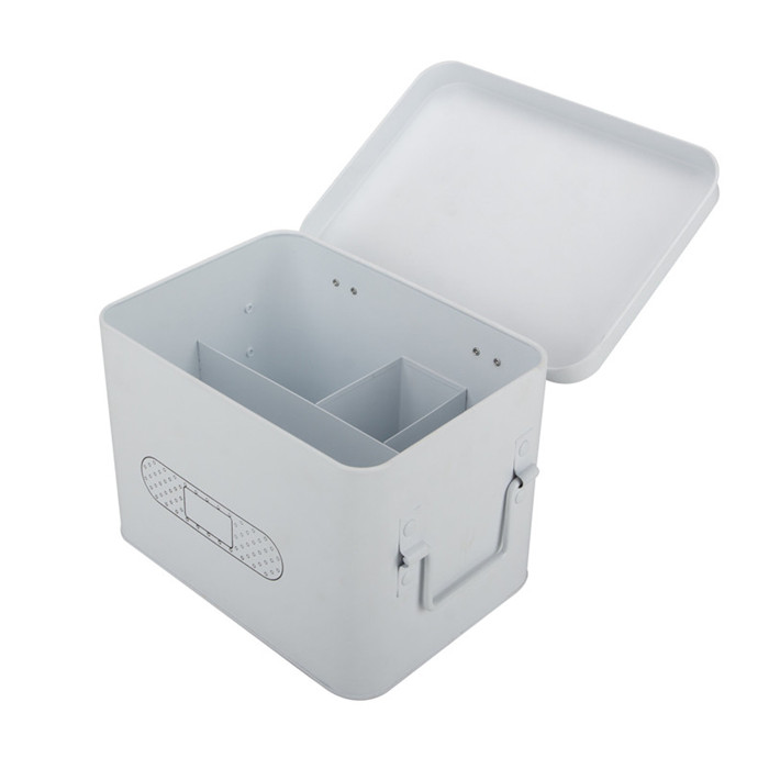 Rectangular Metal Storage Box