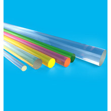 Cast Acrylic rod crystal color clear PMMA bar