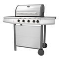 Four Burner Gas BBQ with Side Burner