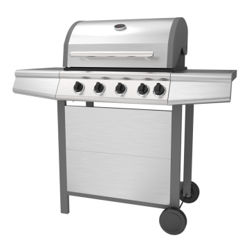 Four Burner Gas BBQ with Side Burner