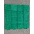 Interlocking court tile for outdoor basketball with cushion