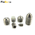 Stainless Steel White Plastic Headless Nylon Tip Set Screw