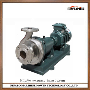 Horizontal corrosion resistant stainless steel liquid pump