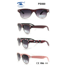 2015 Promotionnels PC colorés beaux nouveaux lunettes de soleil pour enfants (PS560)