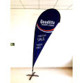 Customized Fiberglass Pole Teardrop Beach  Flying Flag