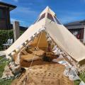 5M Canvas Yurt Bell Tent for 6-8 Persons