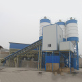 HZS90 Belt Conveyor Wet Mix Concrete Batching Plant