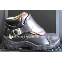 Sapato de segurança soldadura com tampão de aço do dedo do pé (SN1378)