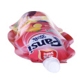 Custom Printing Plastic Liquid/Milk/Fruit Juice/ dry fruit packaging with Spout