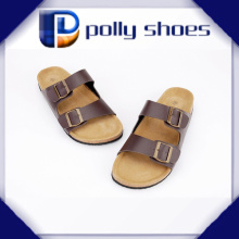 Zwei Gürtelschnallen Upper Cork Herren Slide Sandale Flip Flop