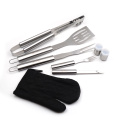 Stainless Steel 8pcs BBQ Grill Tools