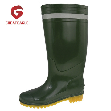 Botas de lluvia de trabajo de PVC Wellington Hunter