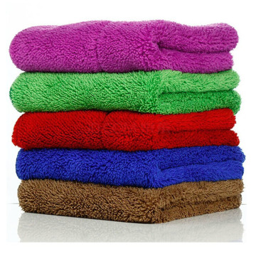 thick plush microfiber cloth car care towels