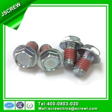 Nylon Patched Hex Flange Head Bolt