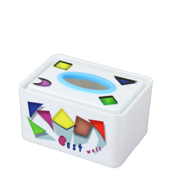 Mode gedruckt Kunststoff Tissue Box (FF-5073-2-2)