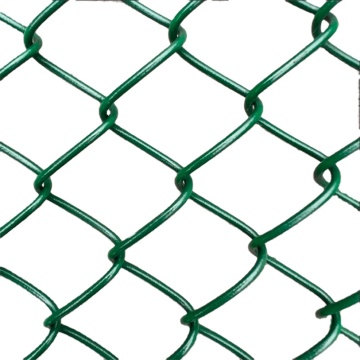 PVC Covered Electro Galvanized Link Link Fence