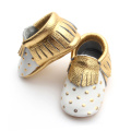 2018 Hot On Sale Mocassins pour bébé en matériau souple