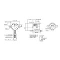 24mm 24BYJ28 low voltage dc electric motor