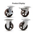 Heavy Duty Cast Iron Wheels Industrial Fixed Casters