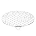 stainless steel portable BBQgrill grate round grill mesh