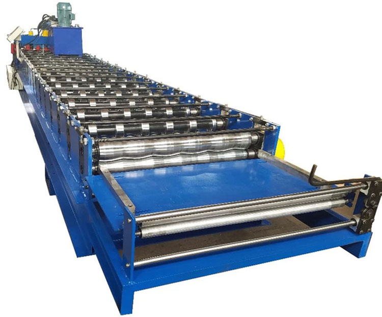 metal sheet roofing machine