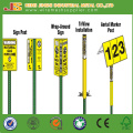 Hot Dipped Galvanized Traffic Sicherheit U-Kanal Sign Post