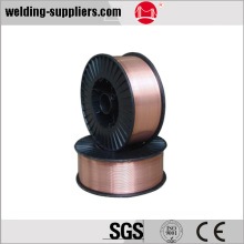 Mild steel copper coated welding wire