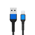 Aleación de aluminio USB2.0 2A Cable de datos de Lightning