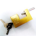 Imitate Brass Rectangular Padlock with Flat Key and Computer Key