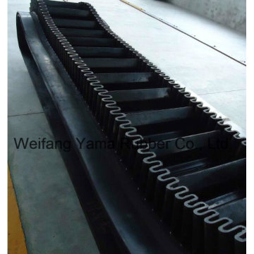 Sidewall Rubber Conveyor Belt for Bucket Elevator with Holes and Cleat