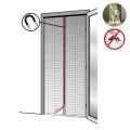 Magnetic Screen Door Removable Screen Door with velcro