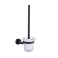 Matte Black Wall Mount Toilet Brush Holder