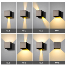 Adjustable Square type waterproof led wall light