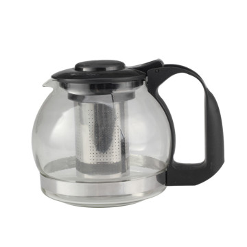 Household Glass Tea Pot With Stainless Steel Filter