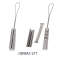 Série ODWAC FTTH Cable Optical Cable Suspension Pince en acier inoxydable Pince de tension