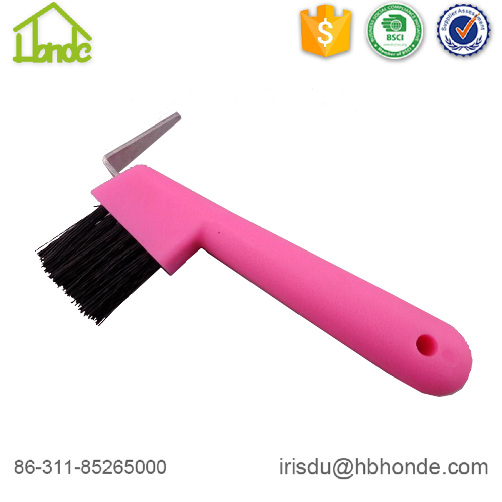 pink horse hoof pick